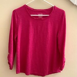 Chicos ultimate summer tee size 1 pink